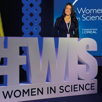 Reconocimiento a Sara Lara en el festival “Por las mujeres en la ciencia” de L’Oréal-UNESCO
