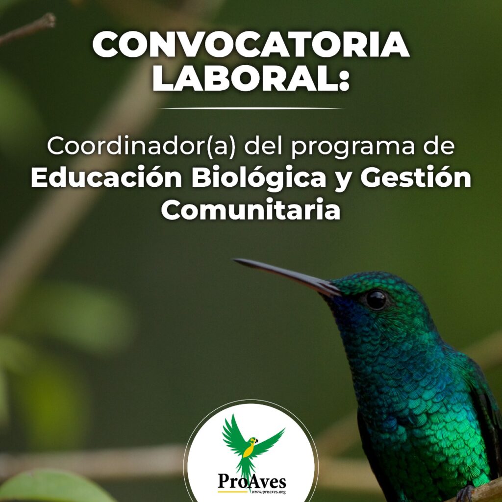 Coordinador(a) del programa de Educación Biológica y Gestión Comunitaria.
