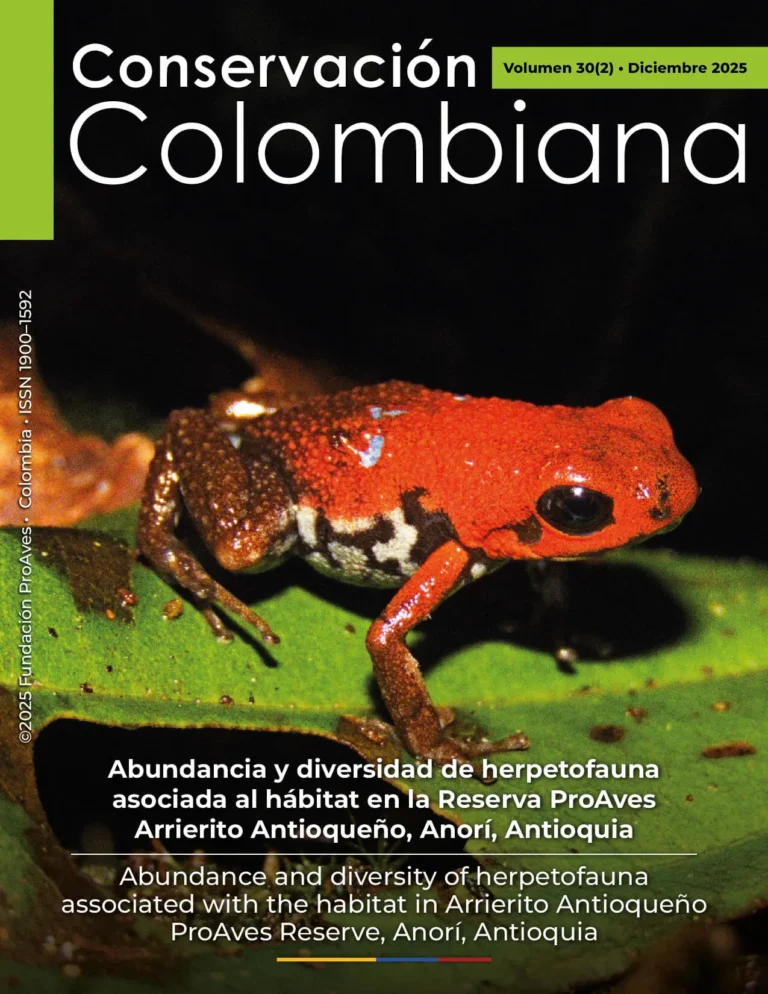 Revista Conservación Colombiana Volumen 30 Número 2