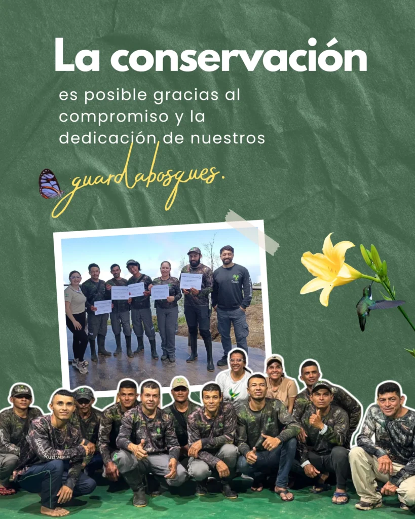 La conservación es posible gracias a ellos